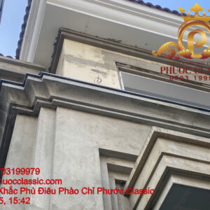 Phào chỉ xi măng mặt tiền