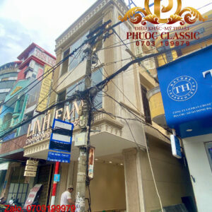 Phào chỉ xi măng mặt tiền