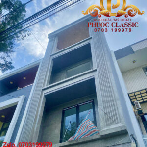 Phào chỉ xi măng mặt tiền