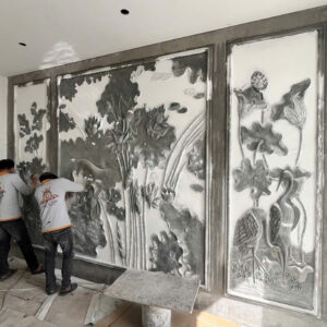 Phù điêu tranh tường