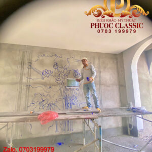 Phù điêu tranh tường