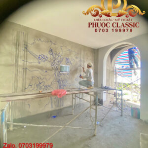 Phù điêu tranh tường