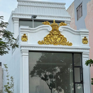 Phù điêu xi măng mặt tiền