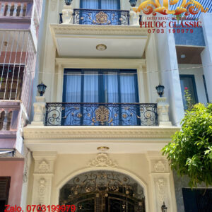 Phù điêu xi măng mặt tiền